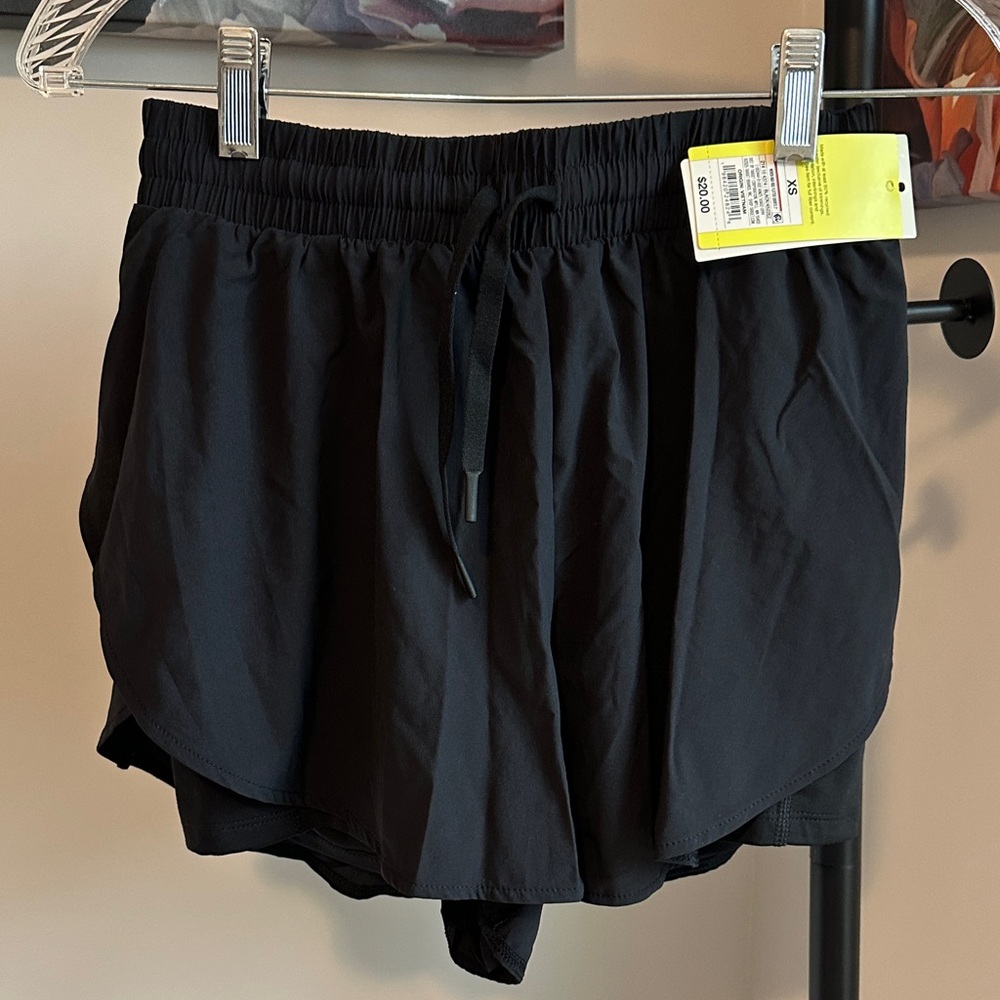 All in Motion Women's Black Athletic Shorts